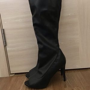 Agaci Faux leather thigh high boots